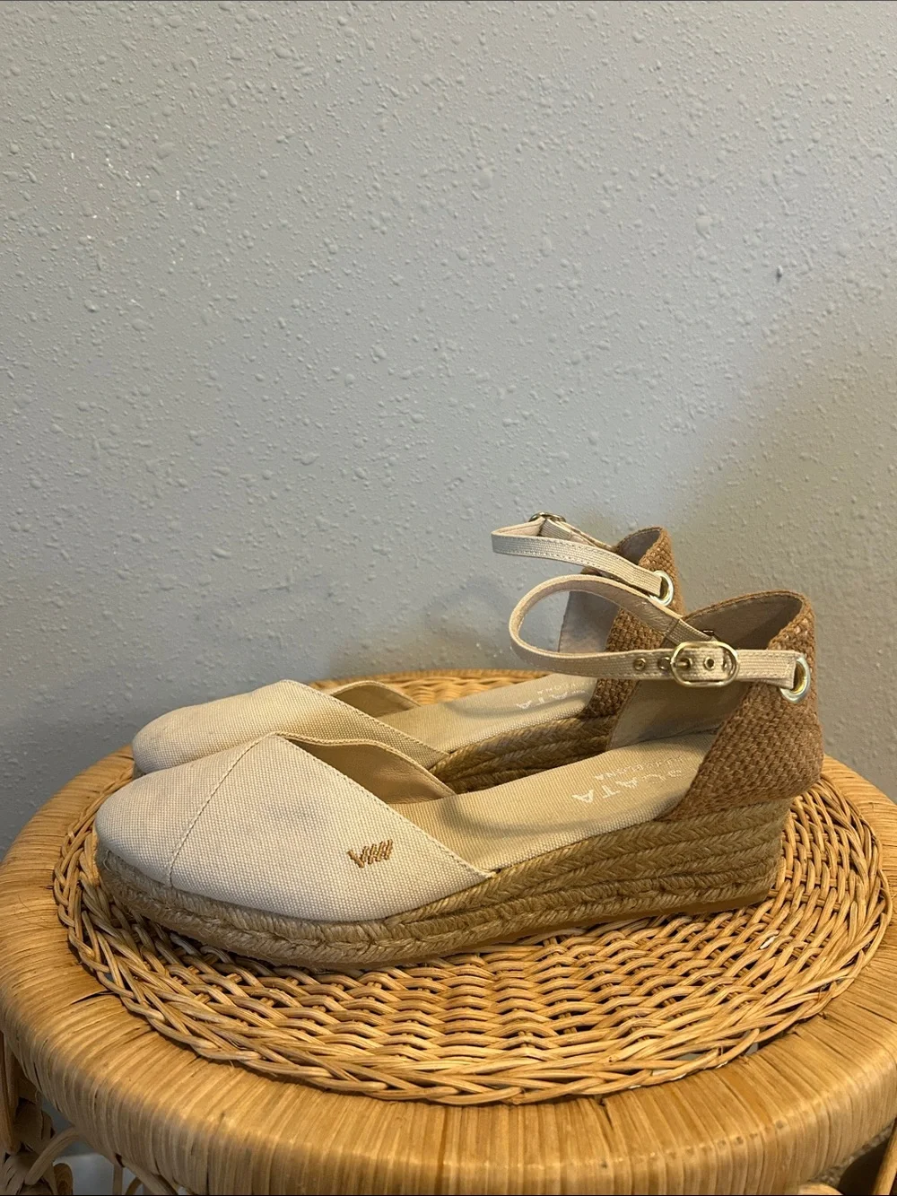 Viscata Pubol Premium Fabrics Canvas Espadrille Wedges